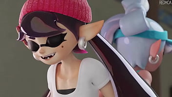 Squid 3 way splatoonhentai