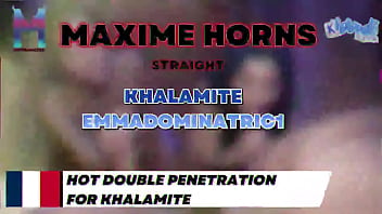 Double pénétration hard avec khalamite et emmadominatric1 fellation intense cumshot sauvage et une scène de sexe