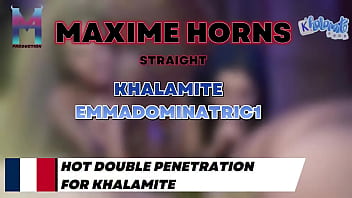 Double pénétration hard avec khalamite et emmadominatric1 fellation intense cumshot sauvage et une scène de sexe