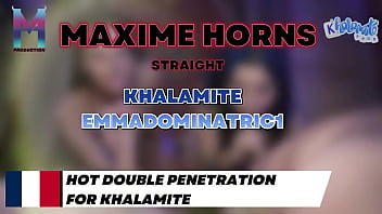 Double pénétration hard avec khalamite et emmadominatric1 fellation intense cumshot sauvage et une scène de sexe