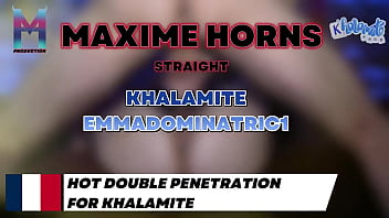 Double pénétration hard avec khalamite et emmadominatric1 fellation intense cumshot sauvage et une scène de sexe