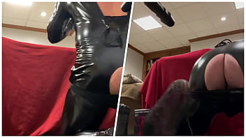 Jett hoover fuck machine with monster dildo and fist until hand free cum in chastity device Jett hoover fuck machine with monster dildo and fist until hand free cum in chastity device