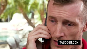 Blonde slut with huge boobs make stepsis husband cheat on her