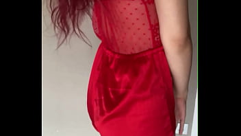 Petite tenue de nuit rouge