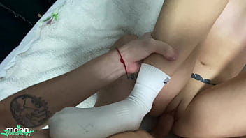 I fuck her in doggystyle position and fill her pussy with hot cum