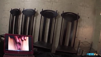 An individual engaged in oral stimulation had immense pleasure with a substantial dildo