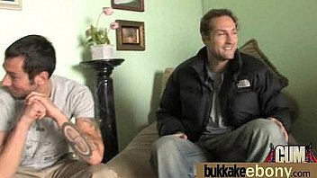 Ebony babe have a hot group fuck 12