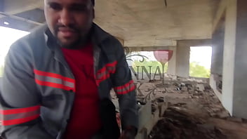 Estava fazendo caminhada perto da obra que meu marido trabalha e fui lá provocá lo