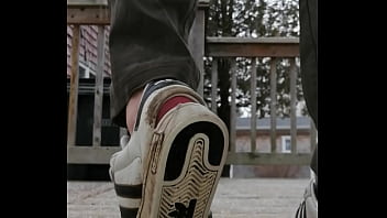 Well worn adidas sneaker Well worn adidas sneaker