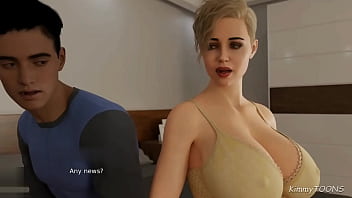 Big tits giving titjob in public mall