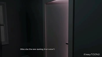 Big tits giving titjob in public mall