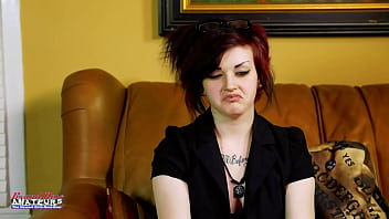 Inked hottie marci enjoys to dildo fucks her pussy while rubbing her tits