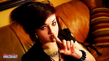 Inked hottie marci enjoys to dildo fucks her pussy while rubbing her tits