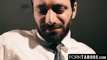 Adorable office slut hooks up with her coworker and she swallows his whole dick before banging him