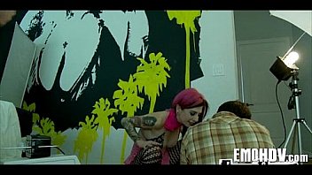 Tattooed goth babe 537