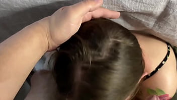 Fucked hard on the kitchen table — pov creampie