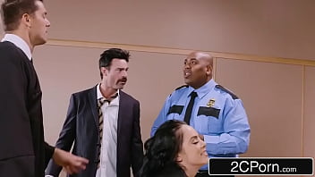 Courtroom Drama Turns 3 Way Anal Fucking As Judge And Hubby Teach Her A Lesson thumbnail
