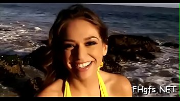 Wicked brunette girlie sara coitus in porno