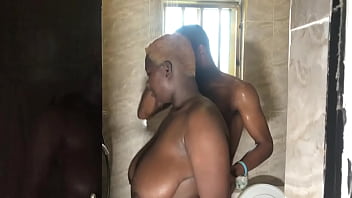 Drenched in water in the bathroom didn’t stop me filling her pussy with cumloads