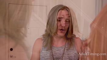 Nudist milf seduces step son's friend