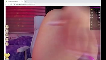 Babe sucks big dildo