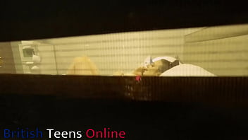 You watch your neighbour masturbating