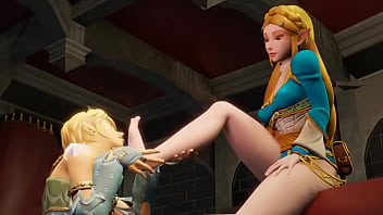Chupando los pies de zelda