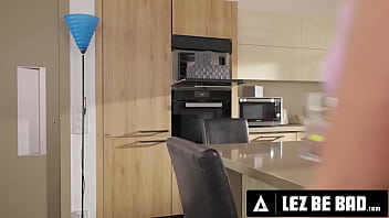 Kinky petite babes play with cold dildo