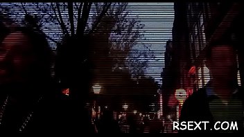 Sexy ass babe sucks cock