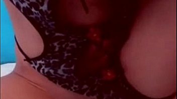 Big tit blonde milf fingers her pussy and her ass on webcam