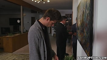 It's Michael's First Time To Taste A Huge Cock thumbnail