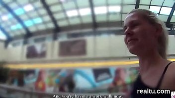 Ravishing czech chick was seduced in the shopping centre and banged in pov