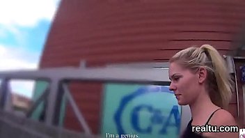 Ravishing czech chick was seduced in the shopping centre and banged in pov