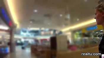 Ravishing czech chick was seduced in the shopping centre and banged in pov
