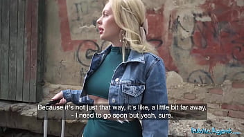 Public agent big boobs big booty british babe real outdoor fuck