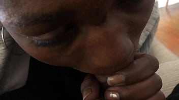 Head from a black chick