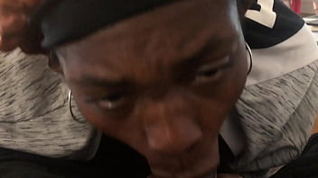 Head from a black chick