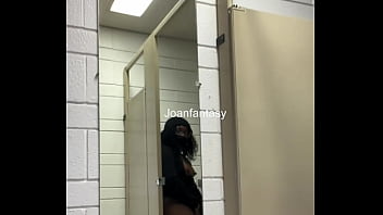 Joanfantasy masturbation in a washroom 2
