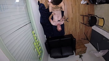 Sexy brunette teen gets her ass pumped on camera