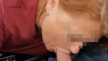 Vibrating panties and cock play in the car