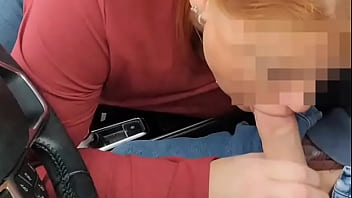 Vibrating panties and cock play in the car