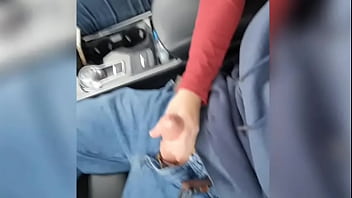 Vibrating panties and cock play in the car