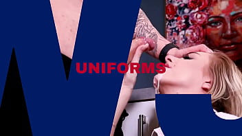 Naughty british college student sucks stepdad's cock