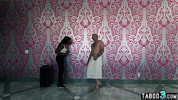 Heartbroken babe watching her lover banging a black pussy