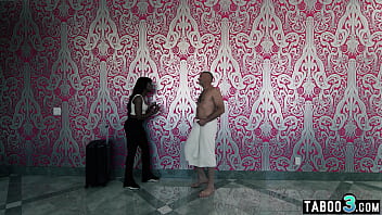 Heartbroken babe watching her lover banging a black pussy