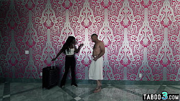 Heartbroken babe watching her lover banging a black pussy