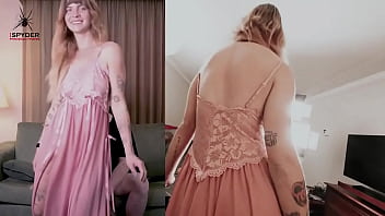 Hazel Ash Tries On A #gorgeous #pink #slip It Made Her Feel Like A #princess And She Couldn't Help #dancing Just Watchin thumbnail