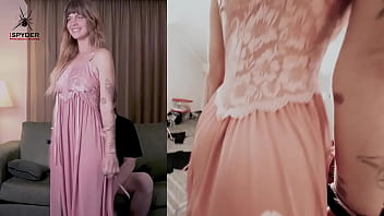Hazel Ash Tries On A #gorgeous #pink #slip It Made Her Feel Like A #princess And She Couldn't Help #dancing Just Watchin thumbnail