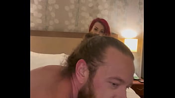 Hot spontaneous hotel encounter with a stranger