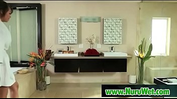 Busty masseuse gives nuru massage 21